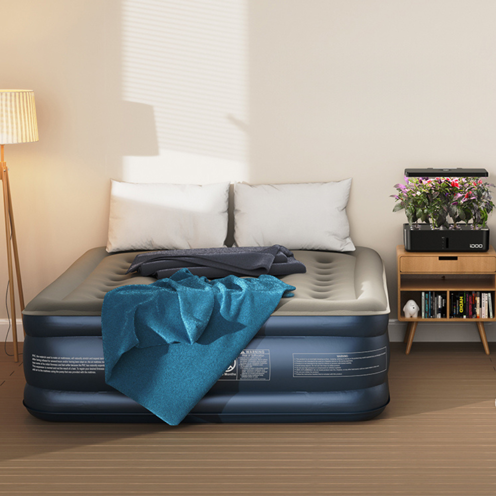 Image of a comfortable camping mattress with insulation, ideal for enhancing outdoor sleep comfort.