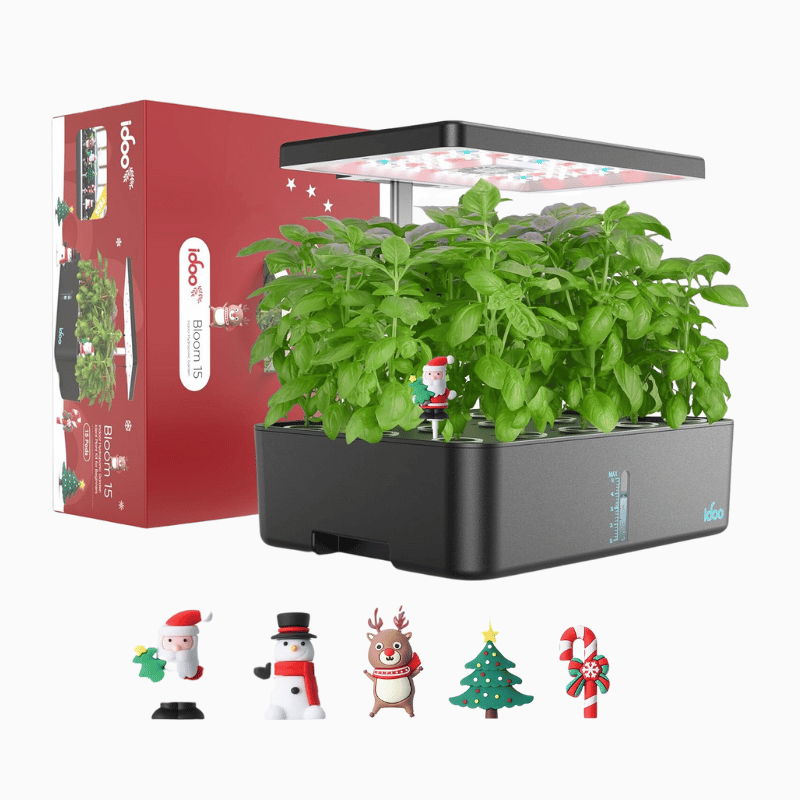 iDOO 15 Pods Indoor Herb Garden Kit US - 15 Pods Hydroponic Growing System Hydroponic Growing Systems by iDOO