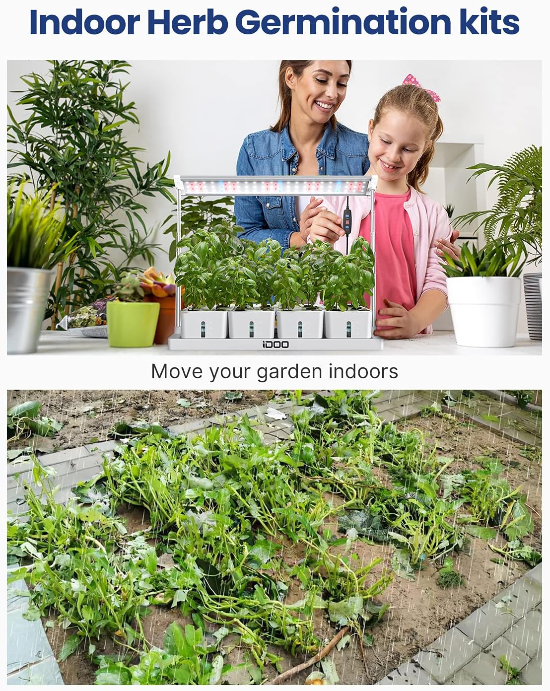 iDOO 20 Pods Indoor Herb Garden Kit - Hydroponic Growing System Hydroponic Growing Systems new by idoo