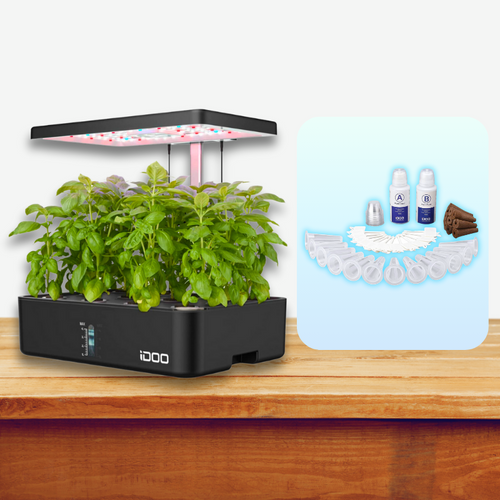 GrowGreen All-in-One Bundle US US - Best Seller bundle Hydroponic Growing Systems by idoo