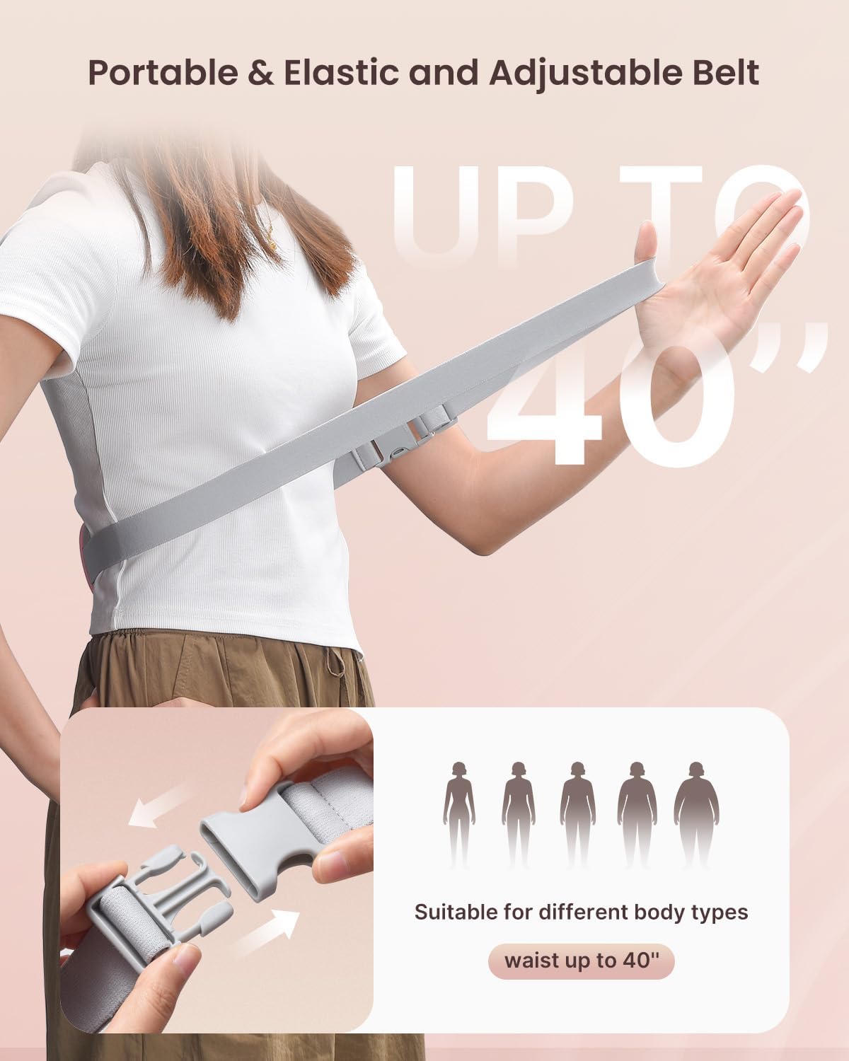 iDOO Heating Pad for Cramps White - _wf_cus heating pad by idoo