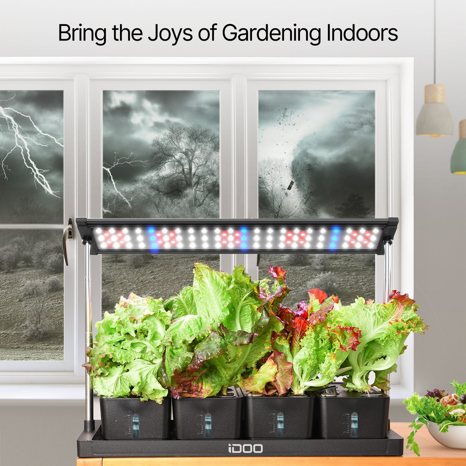 iDOO 20 Pods Indoor Herb Garden Kit - 20 Pods _wf_cus Best Seller Hydroponic Growing System by idoogroup