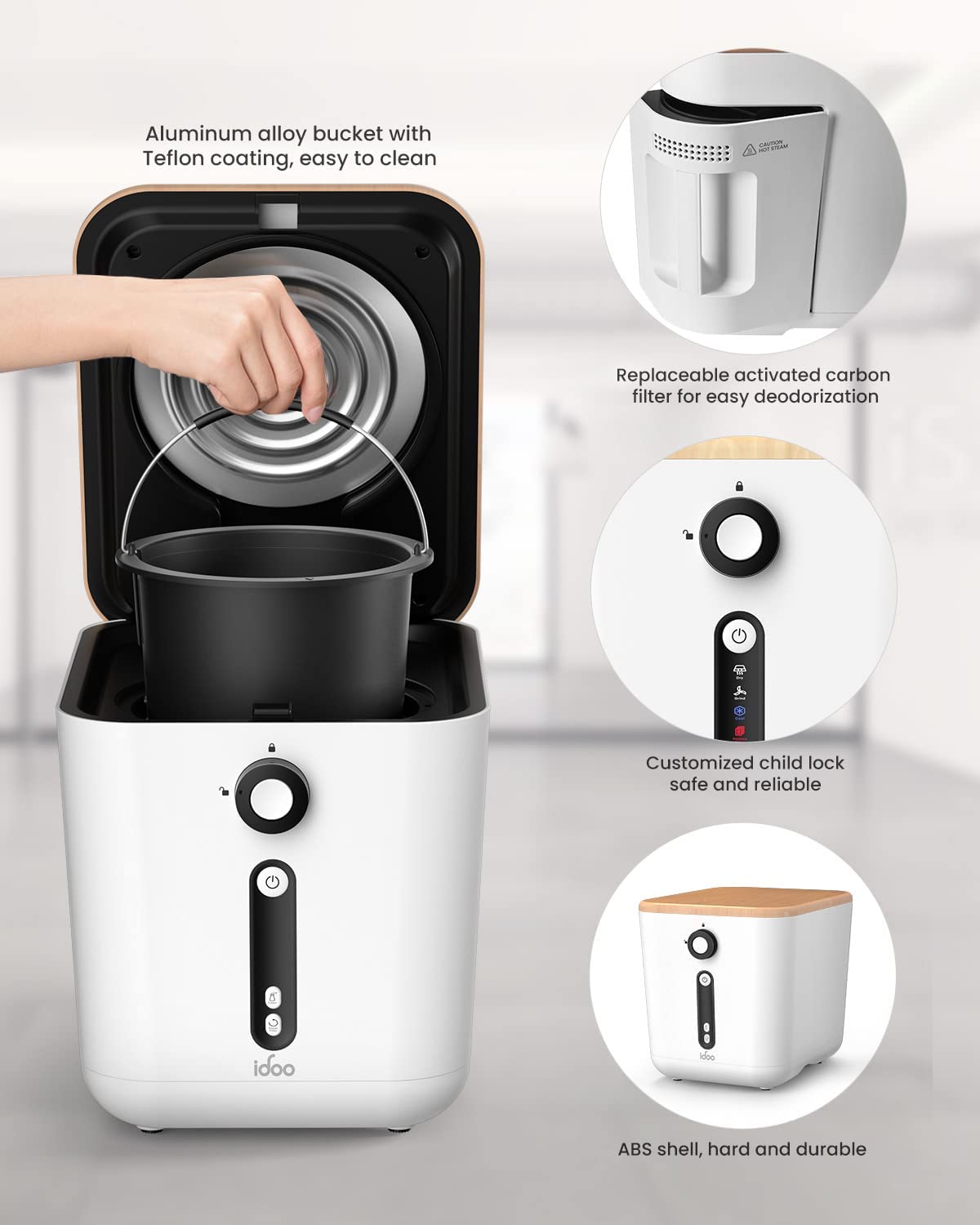 iDOO Smart Kitchen Composter - _wf_cus Best Seller by idoo