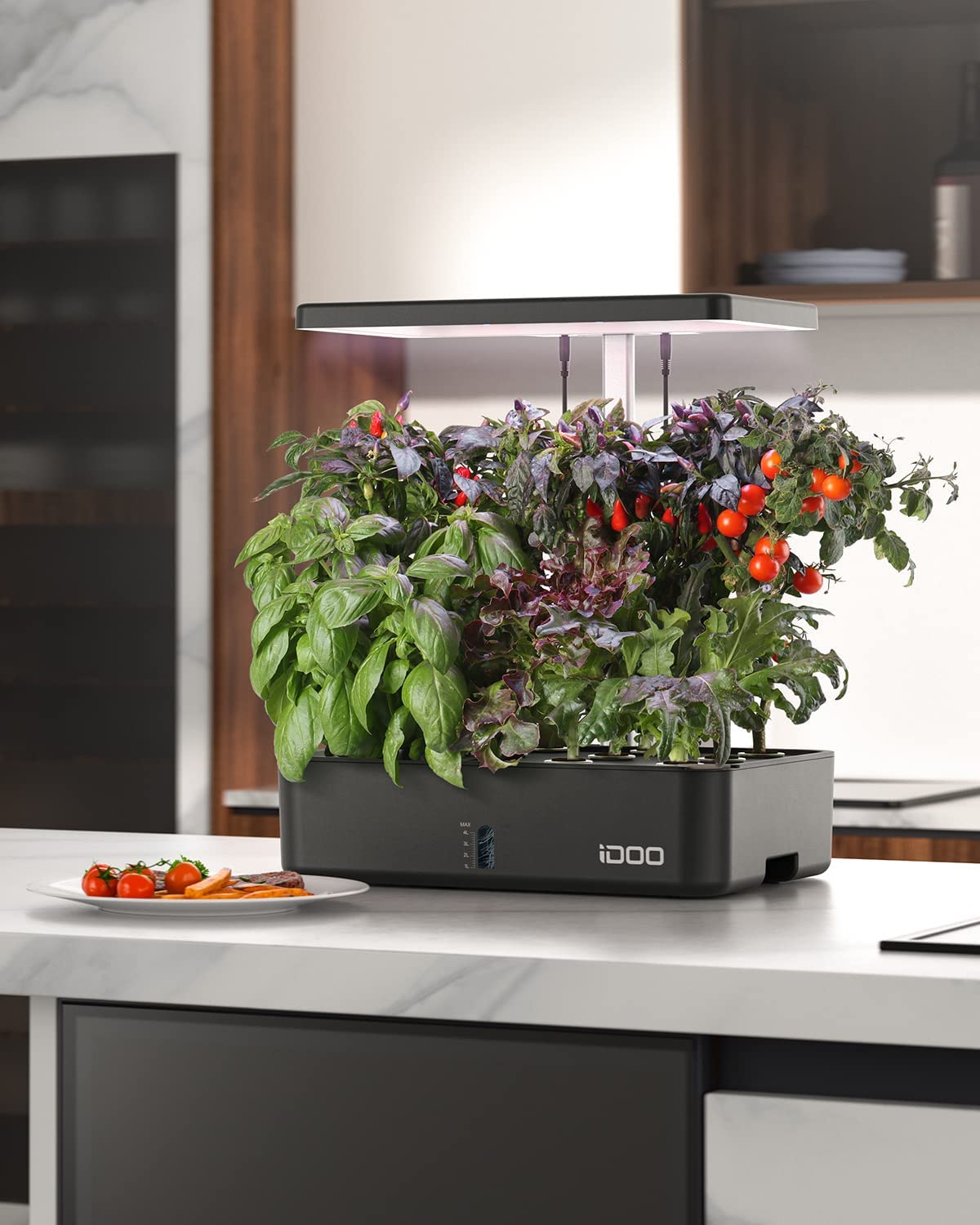iDOO WiFi 12 Pods Indoor Garden with APP Controlled - 12 Pods _wf_cus Best Seller BFD AU Hydroponic Growing System Wifi by idoo