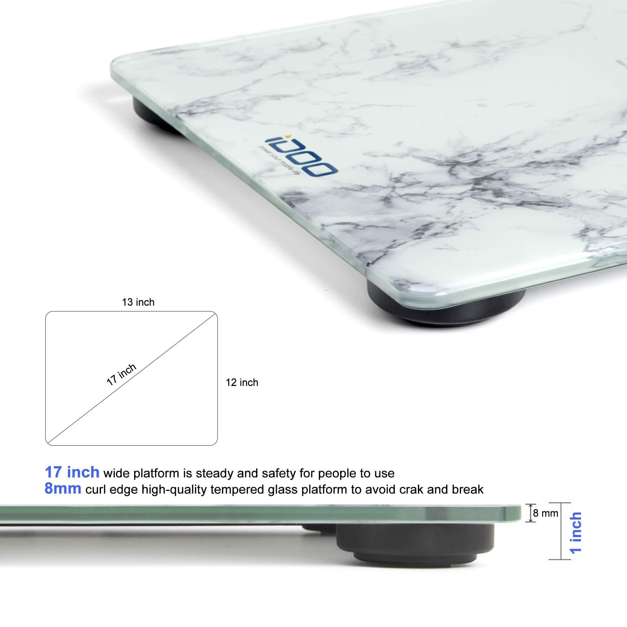 iDOO BG540 Digital Body Weight Bathroom Scale - _wf_cus Body Weight Scales Health Monitors Scale by iDOO