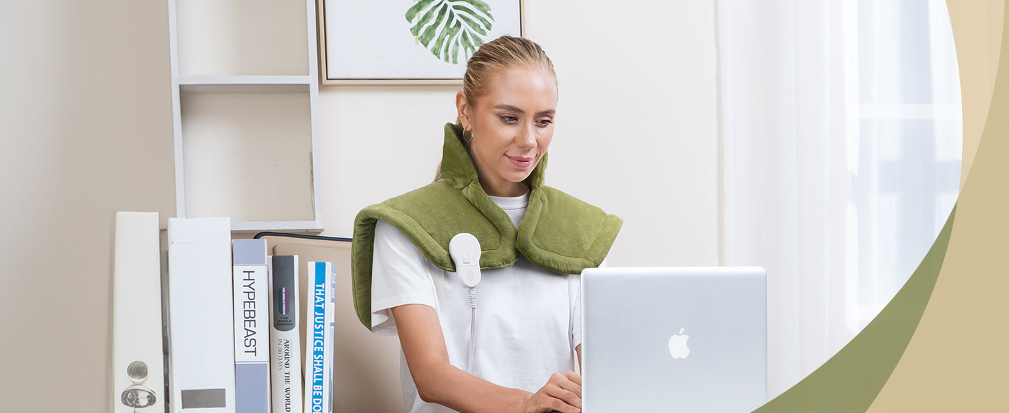 iDOO Heating Pad for Neck and Shoulder and Back - heating pad by idoo