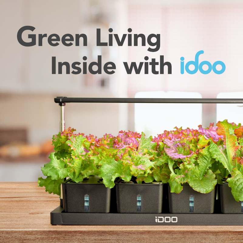 iDOO 20 Pods Indoor Herb Garden Kit - 20 Pods _wf_cus Best Seller Hydroponic Growing System by idoogroup