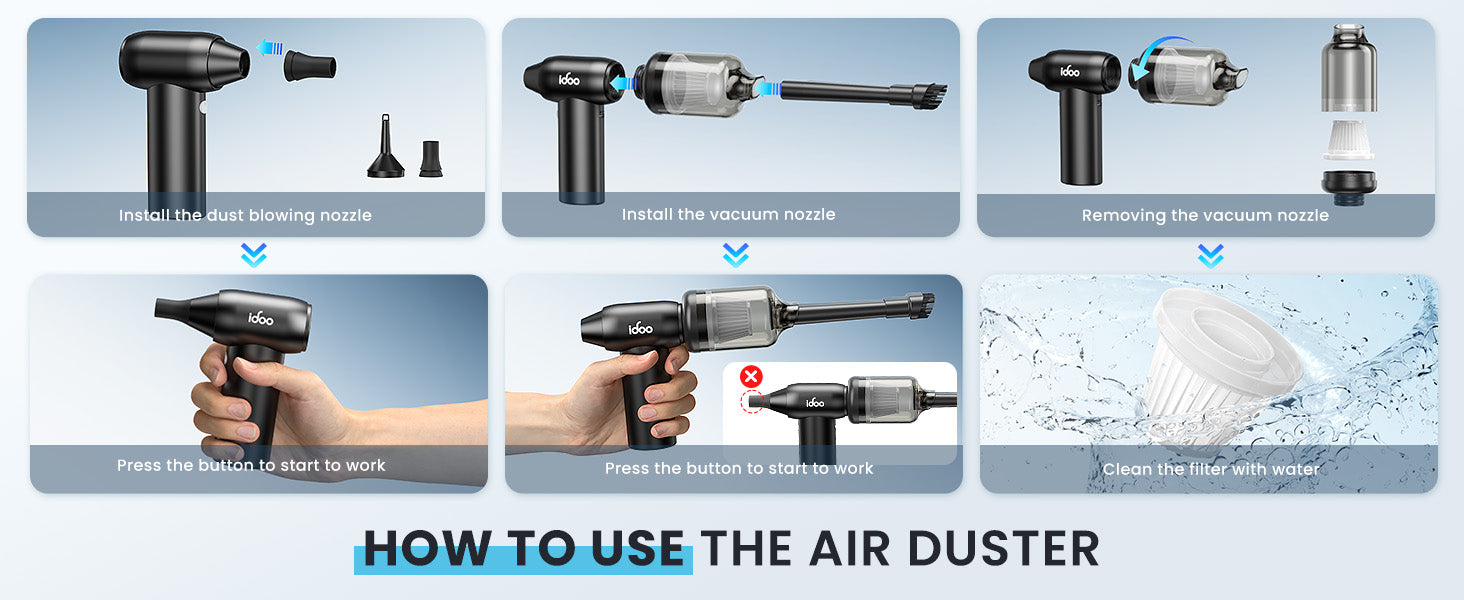 iDOO Metal Compressed Air Duster - by idoo