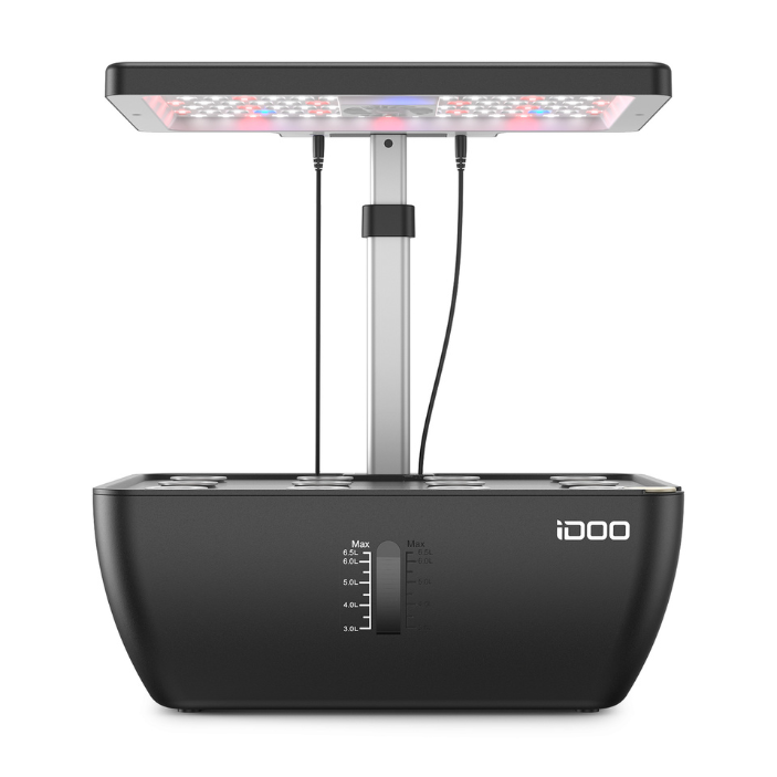 iDOO hydroponic garden kit on a counter