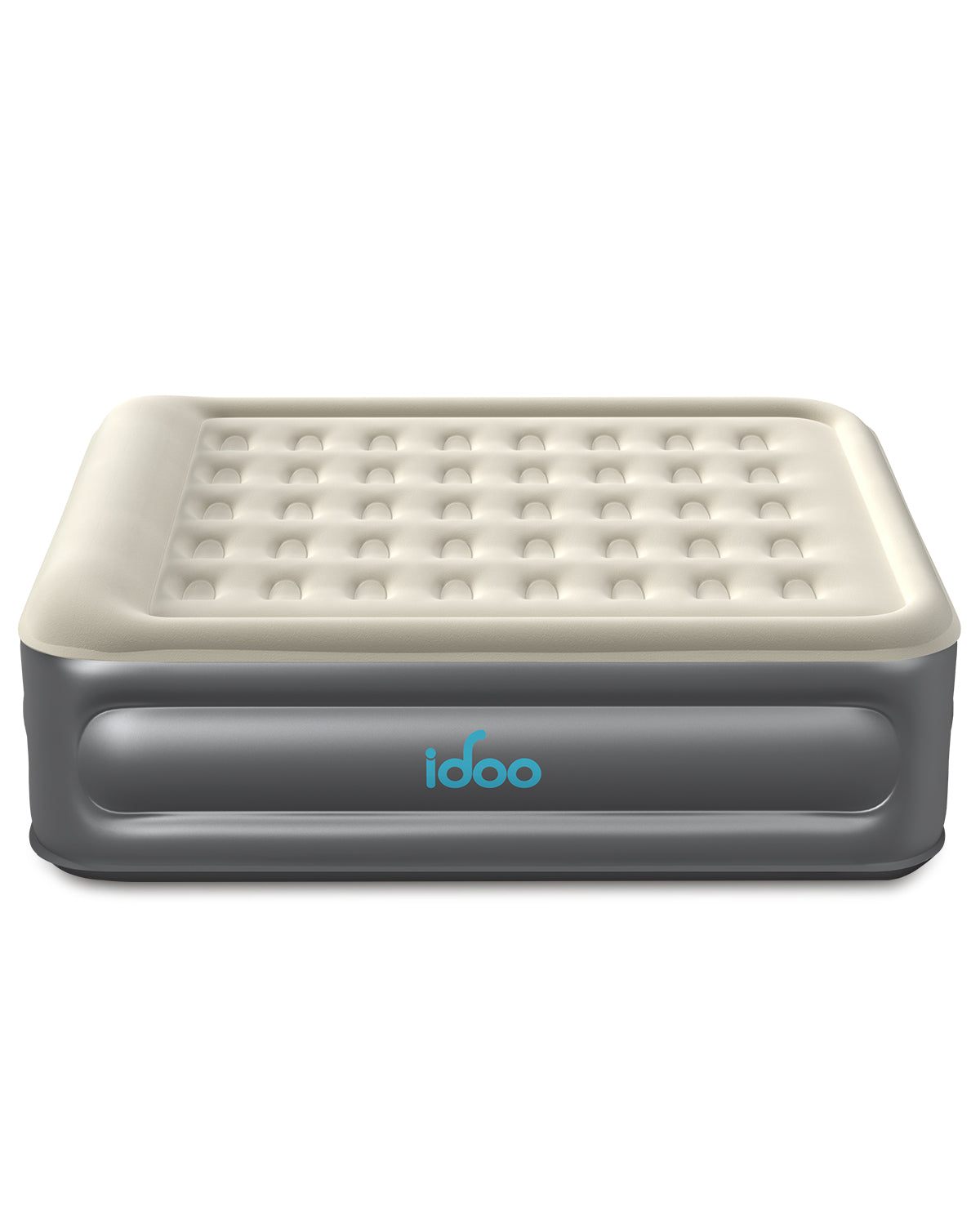 Queen Size 18" Air Mattress with 3.5" Integrated Pillow - Air Bed by idoo