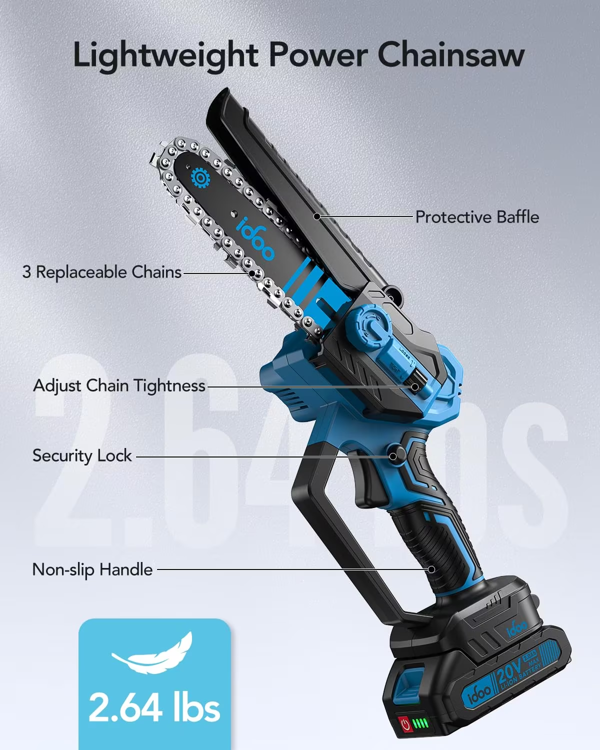 iDOO Mini Chainsaw Cordless - BFD CA by idoo