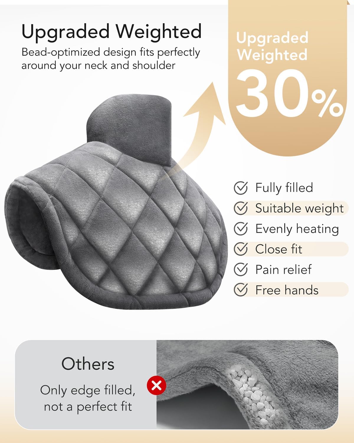 iDOO Weighted Heating Pad XXL For Neck - Best Seller by idoo