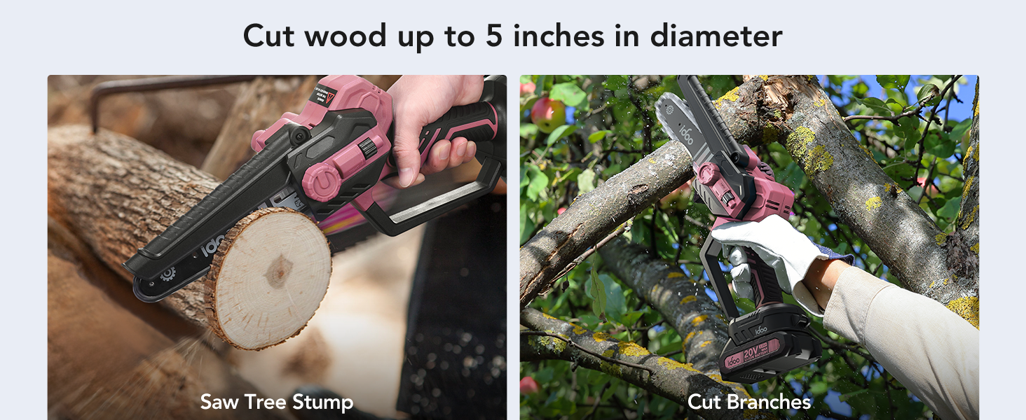 iDOO Mini Chainsaw Cordless