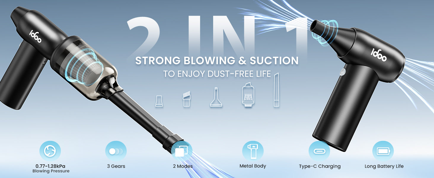 iDOO Metal Compressed Air Duster - by idoo