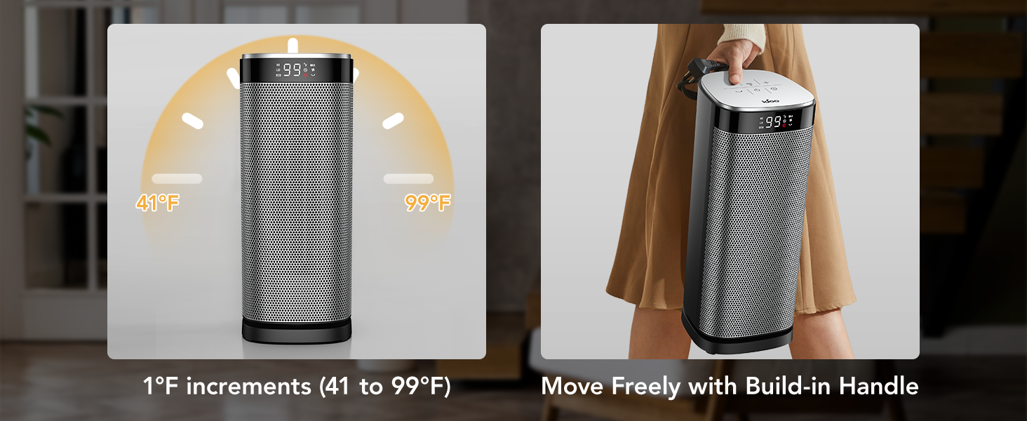 iDOO Space Heaters (Grey) - heater by idoo