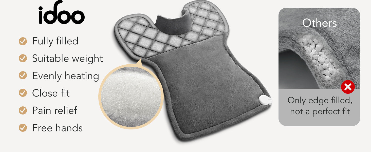 iDOO Weighted Heating Pad XXL for Back - by idoo