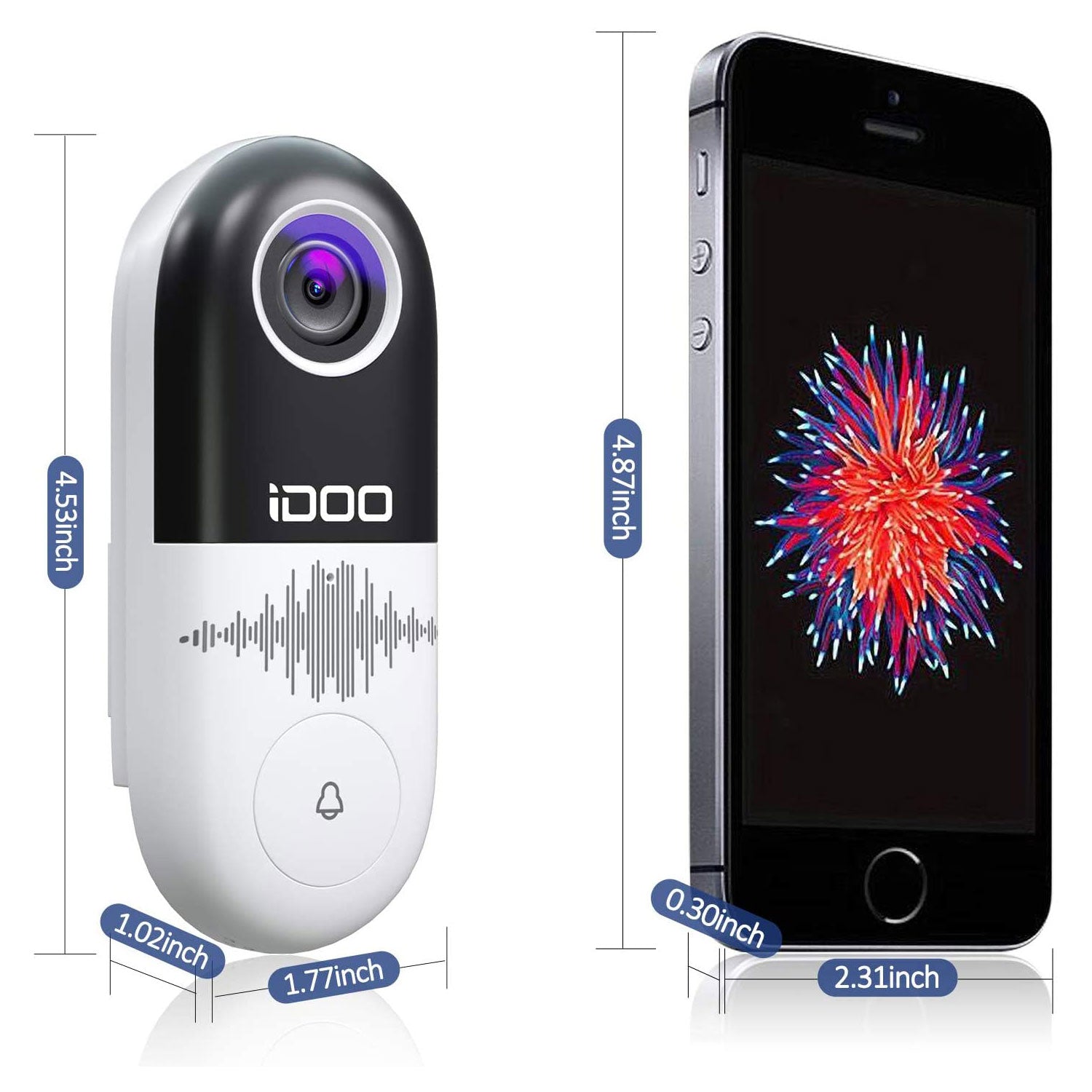 iDOO Video Doorbell WiFi - _wf_cus Camera by idoogroup
