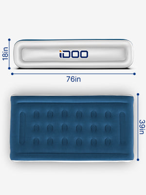 Twin Size 18" Air Mattress - _wf_cus Air Bed Best Seller_AU Twin by idoo