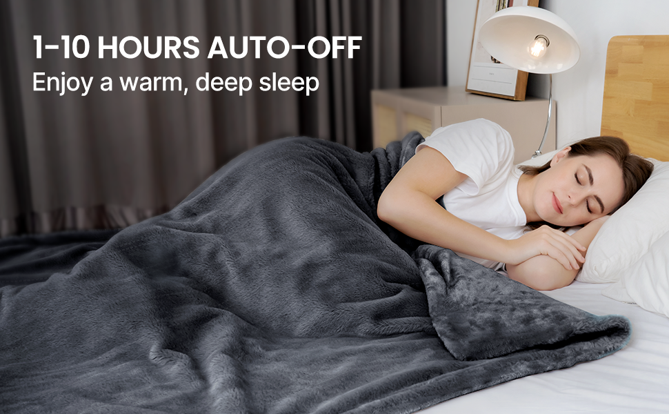 iDOO Heated Blanket Throw - _wf_cus Blanket by idoo