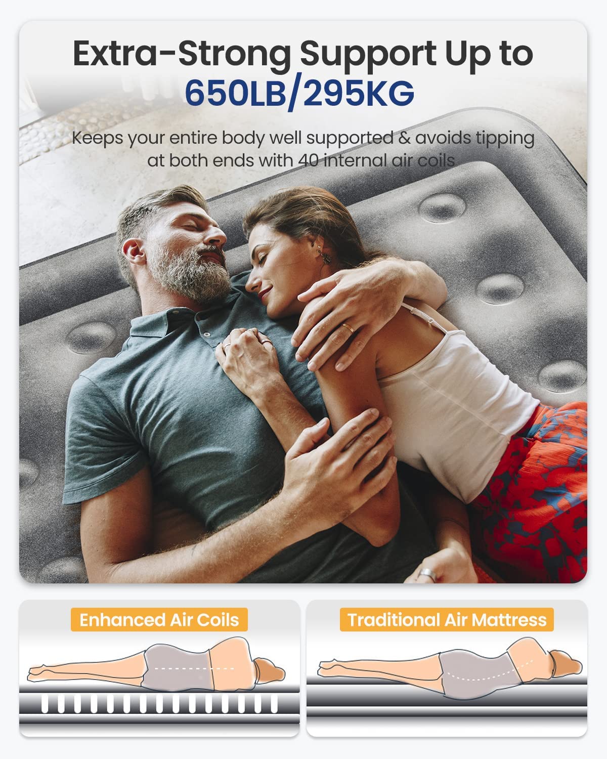 Queen Size 13" Air Mattress - _wf_cus Air Bed queen sale by idoo