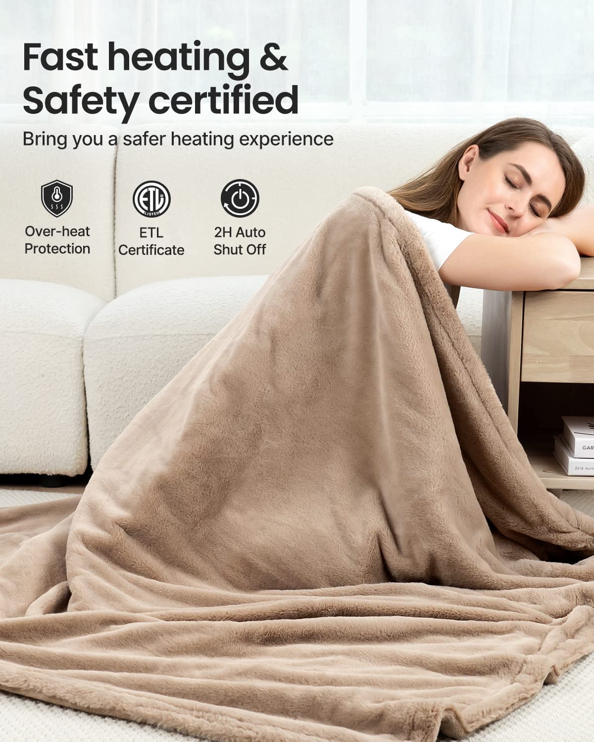 iDOO Faux Fur Throw Blanket - _wf_cus Blanket by idoo