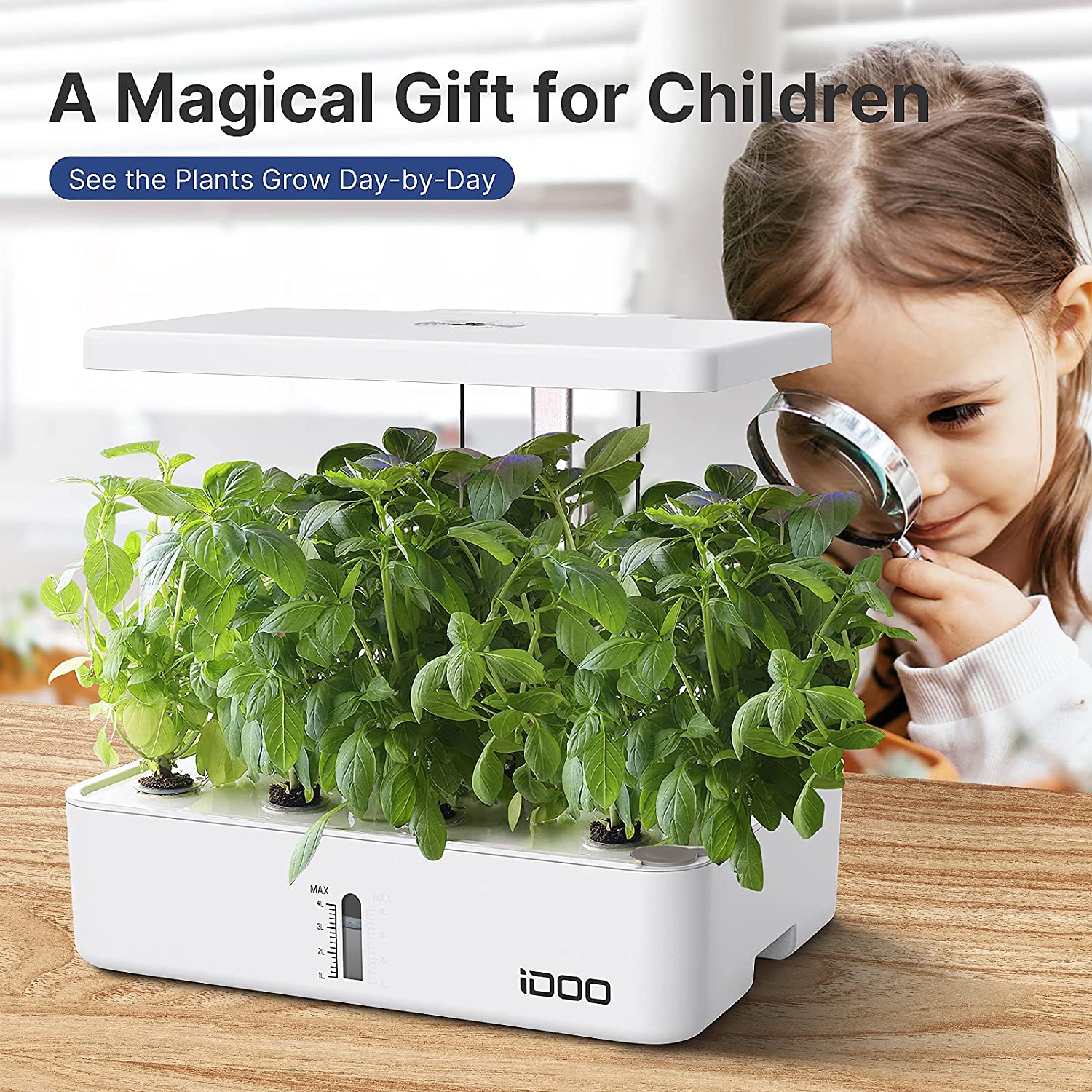 iDOO 12 Pods Indoor Herb Garden Kit - 12 Pods _wf_cus Best Seller_AU Best Seller_CA fathersday Hydroponic Growing System primeday by idoogroup