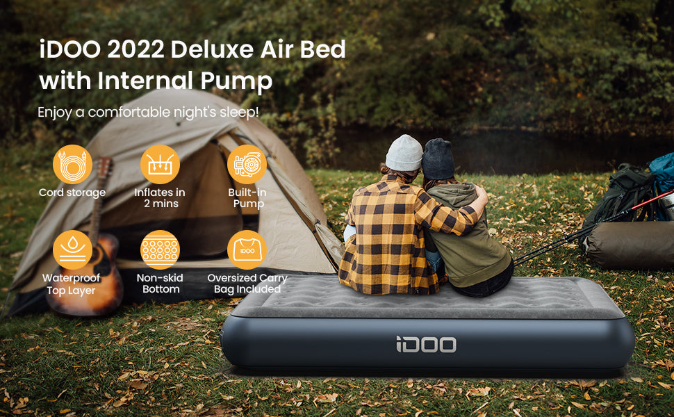 Queen Size 13" Air Mattress - _wf_cus Air Bed queen sale by idoo